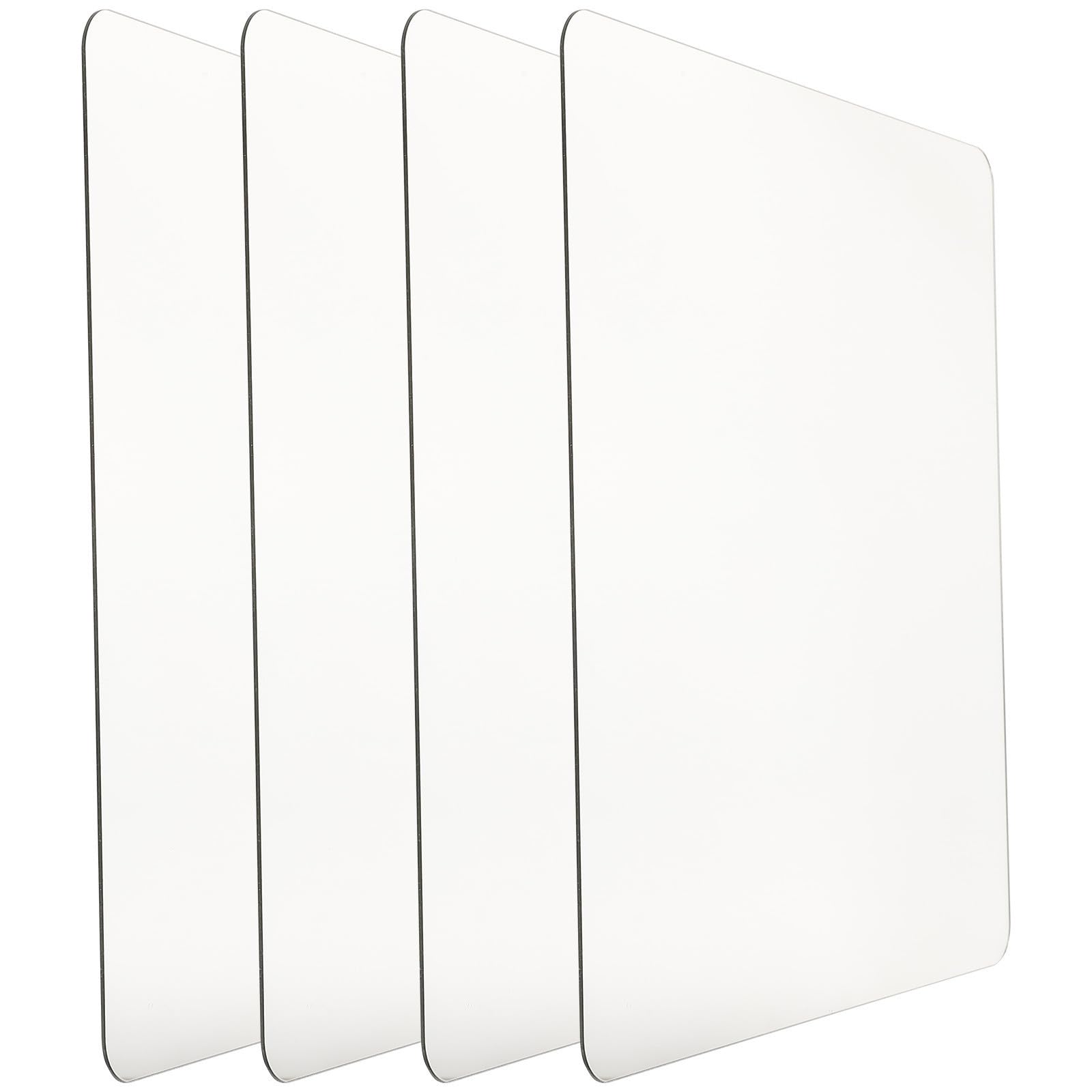 Miroirs muraux adhésifs pour chambre d'enfant et cuisine | Lot de 4 miroirs arrondis