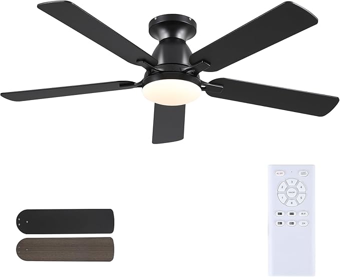 Ceiling Fan with Light and Remote