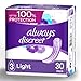 Always Discreet, Incontinence Liners, Ultra Thin, Regular Length, 30 Count ( packaging may vary)