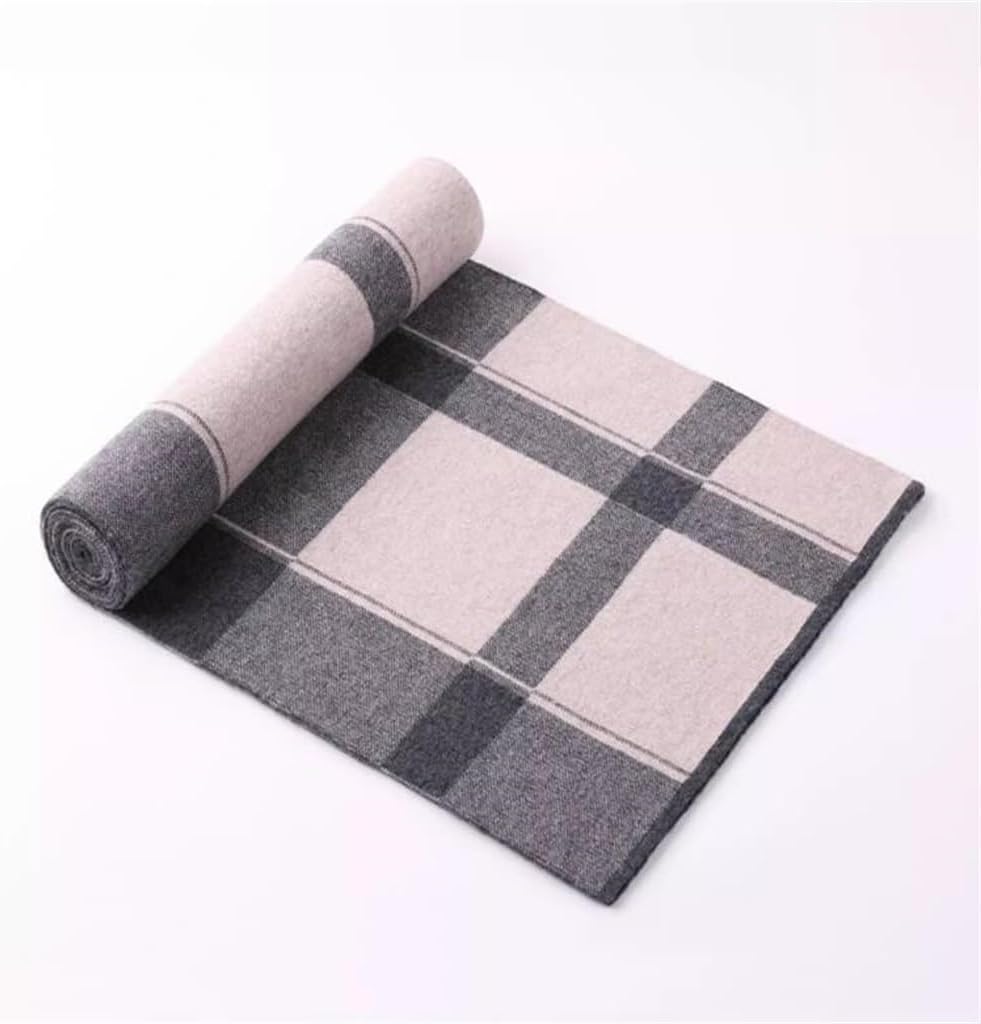 JSEIAJB Scarf Men's Versatile Winter Warmth Gift Wool Business