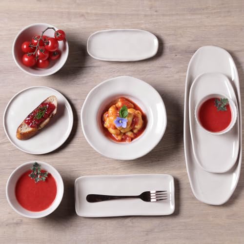 Conjunto 6 Pratos Raso Bio Rustic 27,5 cm