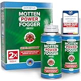 Patronus Motten Power Fogger - 2x 150ml - effektiver Vernebler mit maximalem...