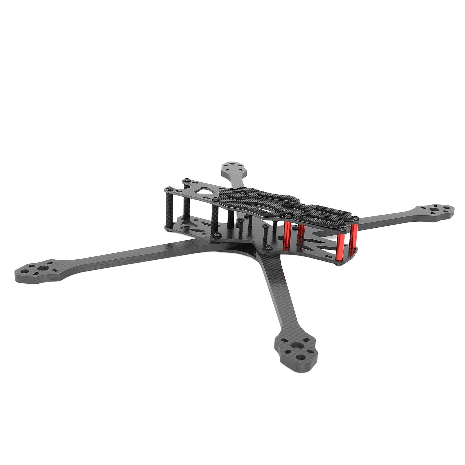 Alomejor Kit di Telaio Quadrirotore Leggero in Fibra di Carbonio da 315 mm, Resistente agli Urti, Manutenzione Facile per gli Amanti dei Droni da Corsa FPV