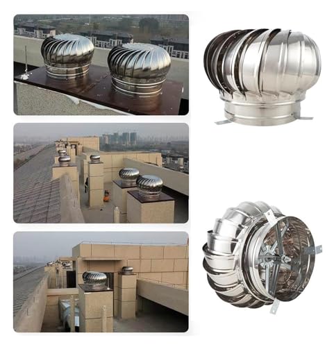 Ventilation de toiture économe pour conduit 10 pouces avec kit turbine éolienne domestique - 6