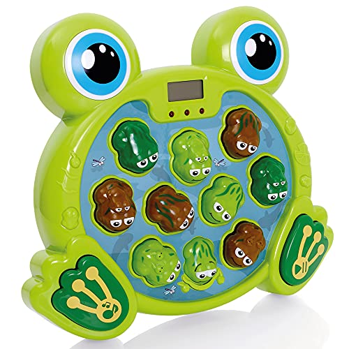 Milly & Ted Whack A Frog Spiel – lustige Kinder-Brettspiele für 3, 4, 5 und 6 Jahre alte – interaktives Spielzeug für 3… – Bild 2