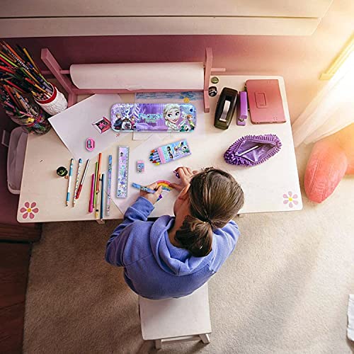 Cable World® Stationary Kit Set for School Kids,Girls/Boys Birthday Gift - Pencil Pen Book Eraser Sharpener - Multicolor - Image 5