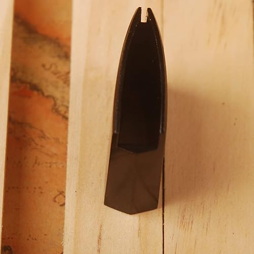 Miniatura 6 de Collar Habaki de latón negro galvanizado de alto grado para espada katana de espada japonesa (MN-DZ10)