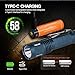 ACEBEAM TAC AA 2.0 Longest-Range AA Flashlight 360 Meters, 900 High Lumens Tactical EDC Flashlight Rechargeable, 6 Modes Pocket LED Super Bright Small Mini Flashlight for Camping, Home(SFT-25R HI)