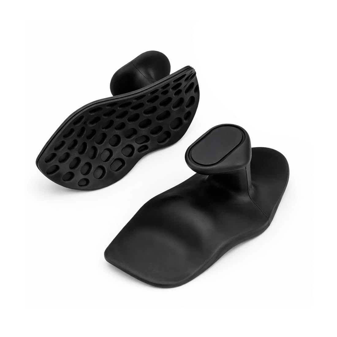 Cult Silicone Hand Grip Strengthener for Forearm, Wrist & Finger Exercise, Non-Slip Ergonomic Design, Durable & Sweat-Resistant for Home, Gym & Rehab Use (Black)