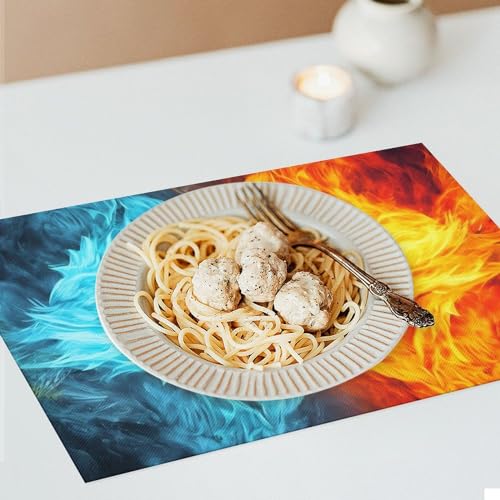 Sets de table anti-chaleur de qualité supérieure en PVC - 8