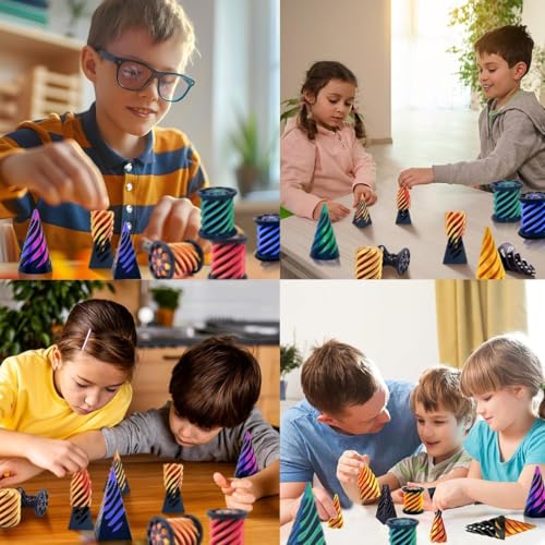 Image of 3D Printed Fidget Toys, 3PCS Mind Relaxing Gadgets, Anxiety Relief Toys for Kids and Adults, Satisfying Gadgets for Office Desk Decor