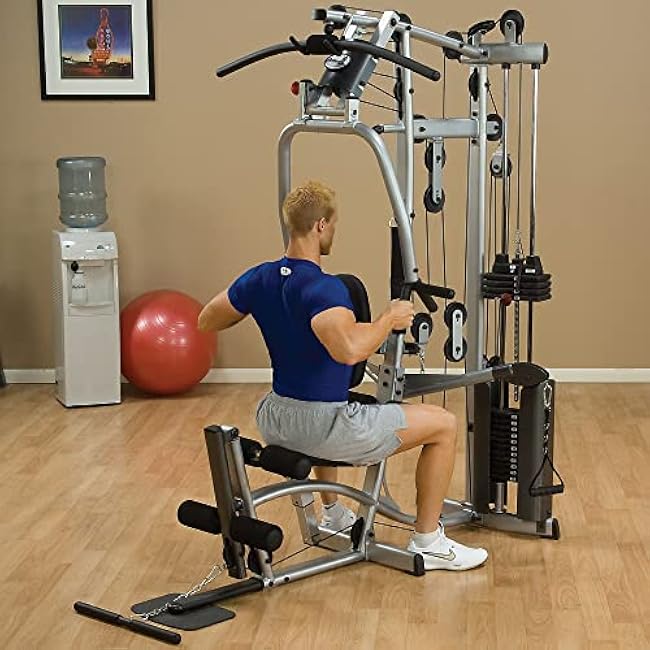 Body-Solid Powerline P2LPX Home Gym Equipment with Leg Press, Grey/Black