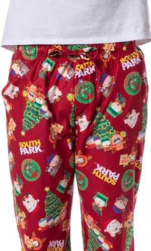 INTIMO South Park Mens' TV Show Stan Kyle Cartman Kenny Christmas Sleep Pajama Pants3
