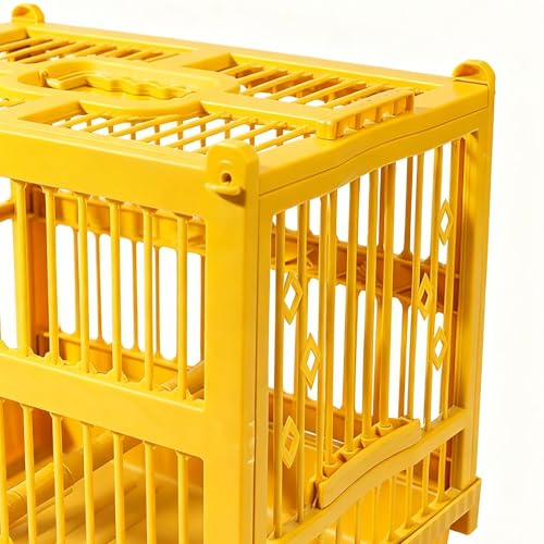 Cage de voyage pour oiseaux 21,5cm avec perchoir de transport intégré - 8