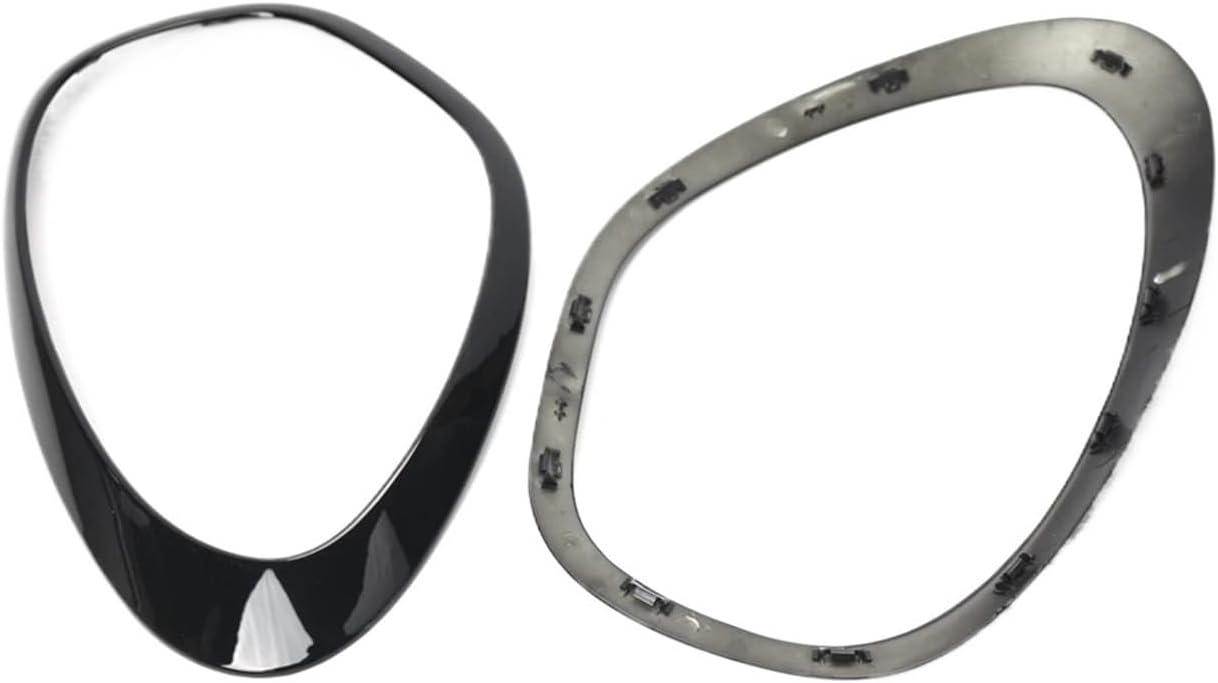 1Pair Car Headlight Ring Bezel Trim Surround Cover Compatible For MINI R60 Cooper Countryman 2011-2016 Headlamp Tailight Bezel Decor Cover(Taillight Cover)