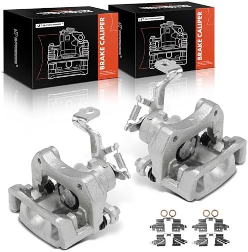 2-Piece Front Brake Caliper Kit For 2003-2008 Toyota Corolla & Pontiac Vibe