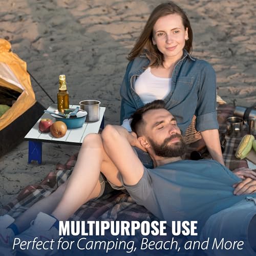 Table de plage portable pliable pour résoudre le problème du sable