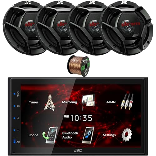 Radio Automotriz JVC 6.8" Pantalla Táctil Bluetooth USB miniatura 1