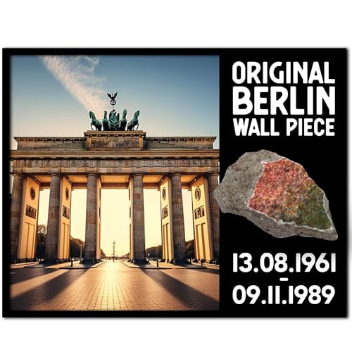United1871 ORIGINAL Berliner Mauer-Stein mit Echtheitszertifikat | Handarbeit aus Berliner Manufaktur | Berlin Souvenir