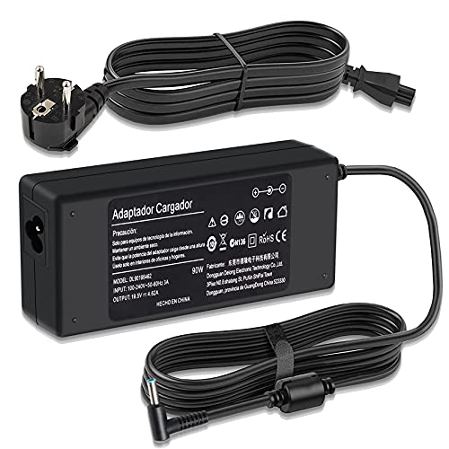 Caricabatterie portatile per HP;Adatto per tutti gli adattatori originali con dimensioni di interfaccia di 4,5mm * 3,0mm e potenza di 19,5V 4,62A 90W. Compatibile anche con 19,5V 3,33A 65W e 19,5V 2,3A 45 W. Elenchiamo solo una parte dei modelli di laptop compatibili. (Si prega di controllare gentilmente l'adattatore originale)
