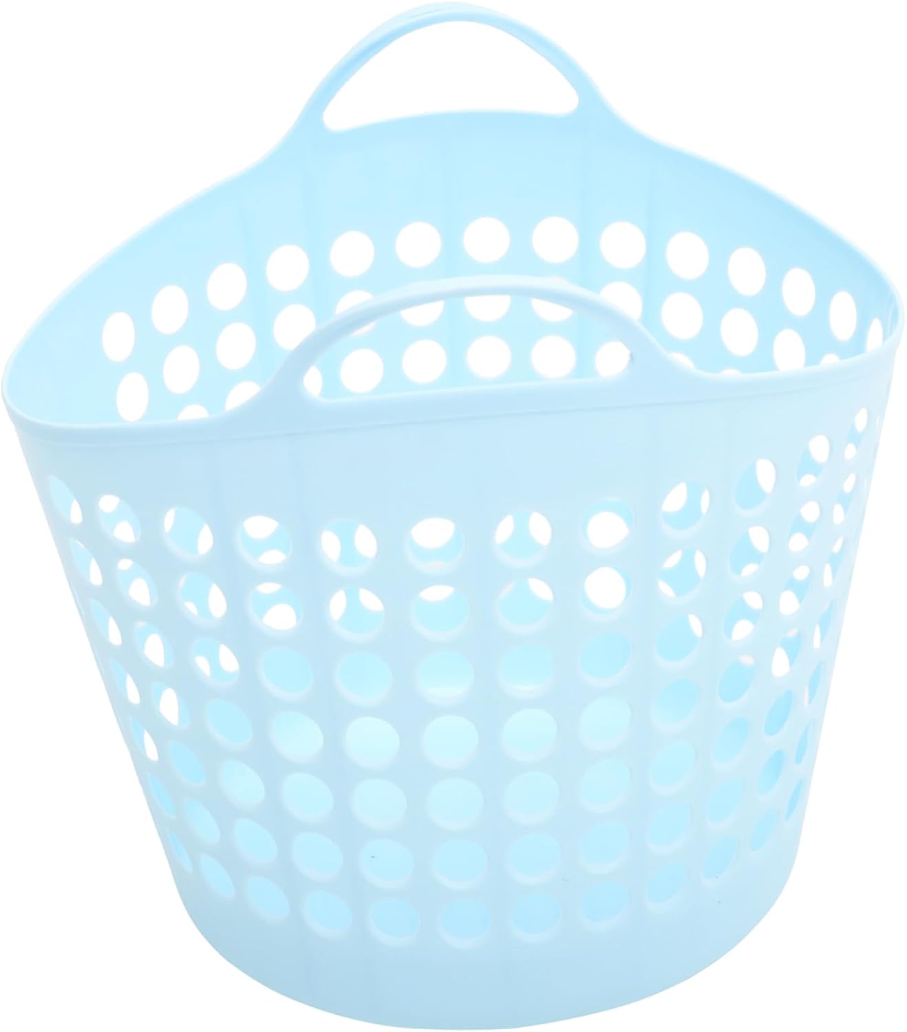 Hollow Laundry Basket for Laundry Room Storage Bin Lids Home Hamper Handles Plastic Basket