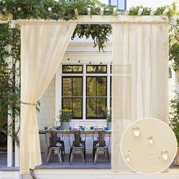 sheer outdoor curtains for patio