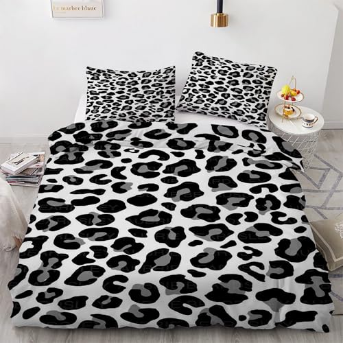 Housse de couette en microfibre douce 240x260 cm fermeture éclair