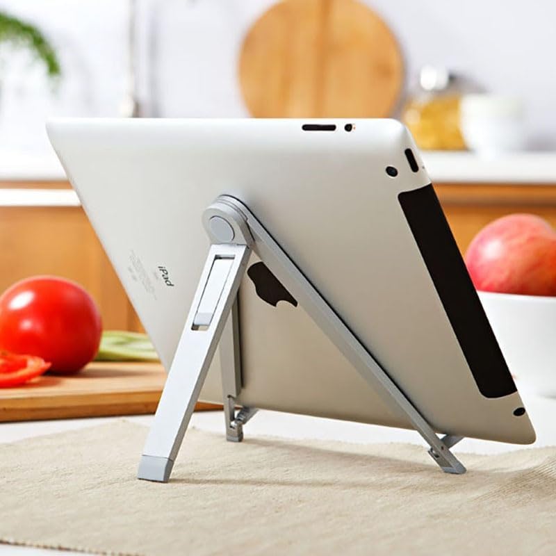 Miniatura 5 de Soporte universal de aleación de metal para teléfono celular, soporte ajustable para escritorio, compatible con iPhone, Switch, iPad, tableta,