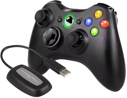 Wireless Game Controller With USB Receiver - Compatible With Xbox 360, PS3, PC & Android (GC)