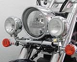  Fehling Lampenhalter für Zusatzscheinwerfer SUZUKI C 1800 R Intruder 08- (Chrome)