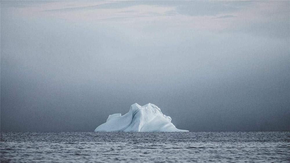 YUMUYAO Jigsaw Puzzle 1000 Pieces Adult Puzzle Wooden Puzzle Classic 3D Puzzle Iceberg Natural Landscape Diy Modern Art Home Decor,75X50Cm