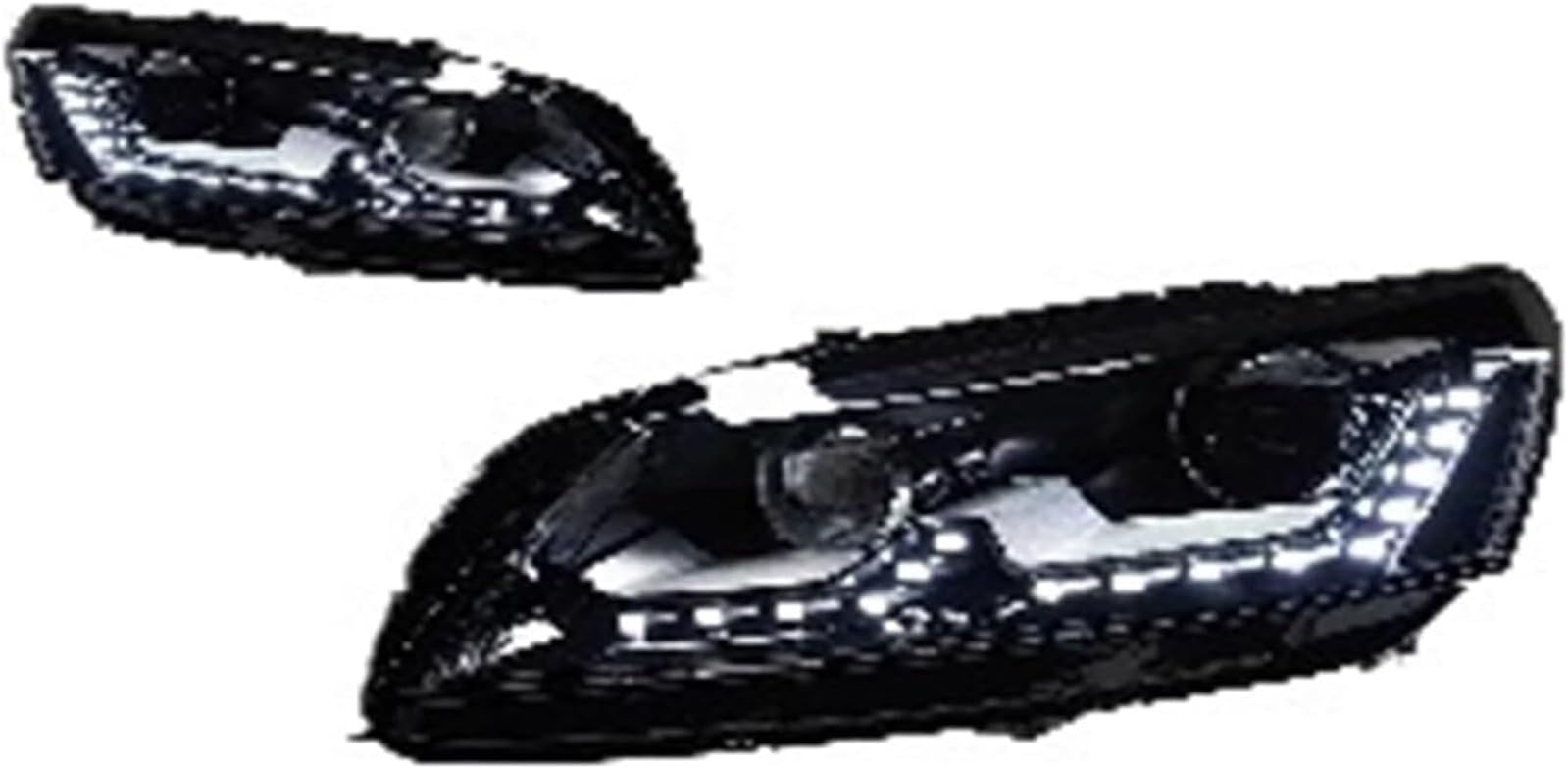 Headlights Car Head Lamp for vw For Passat B7 2011-2015 Headlights Styling Daytime Lights Dual Projector