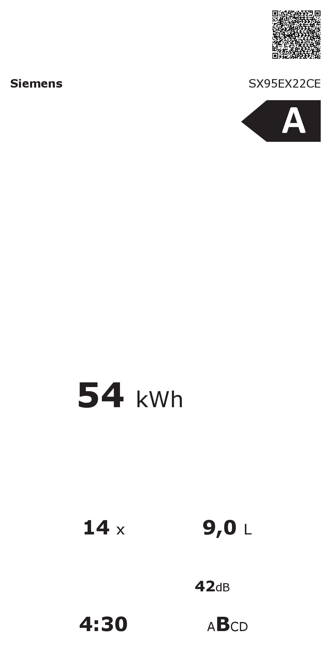 Siemens iQ300 XXL Geschirrspüler 60 cm SX95EX22CE Vollintegriert varioScharnier smartStart varioSpeed Plus Dreifach rackMatic Intensive Zone aquaStop Home Connect