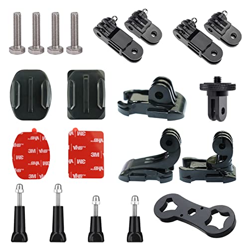 Supporto per Braccio di Estensione per Casco per Action Cam, Kit Braccio di Estensione per Casco in Lega di Alluminio per Insta 360X3, ONE RS, GO 2, ONE X2, ONE R, ONE