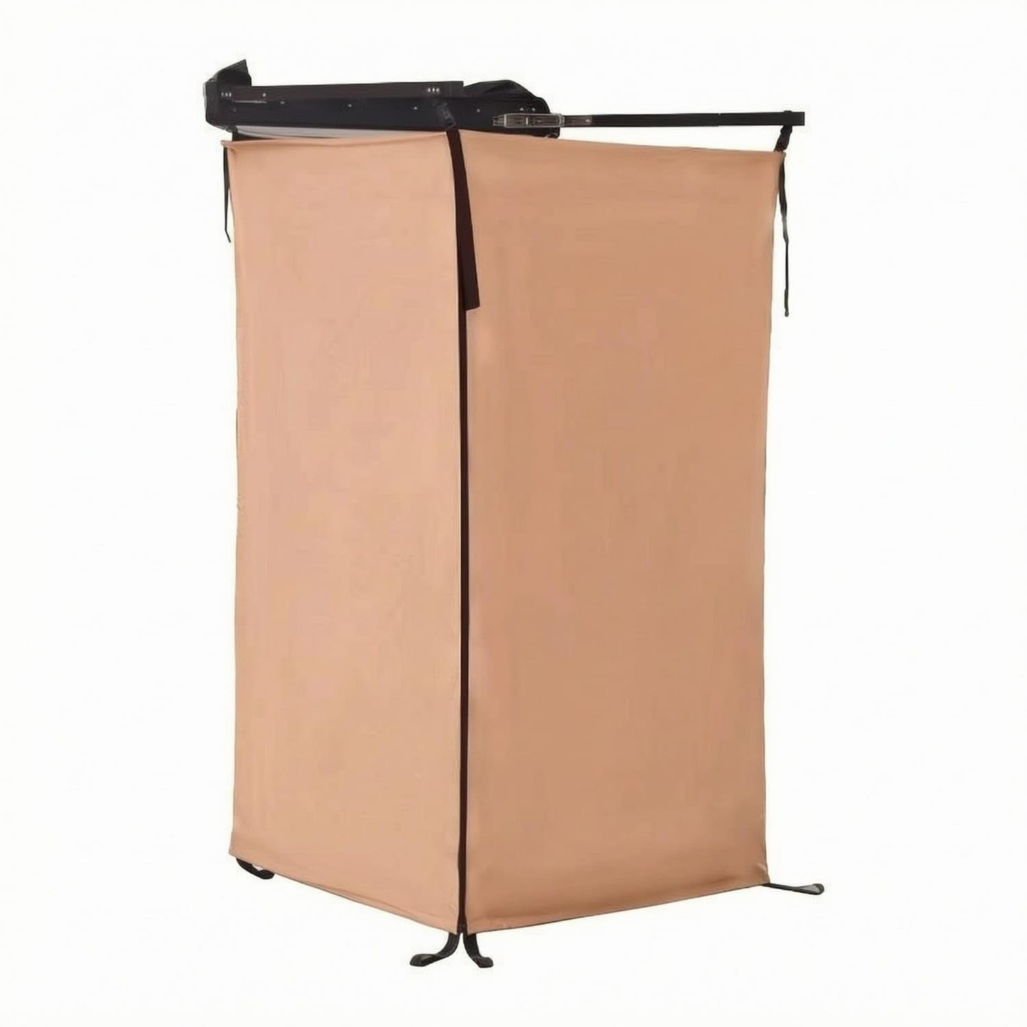 Waterproof Privacy Changing Cover Rectangular Portable Dressing Shelter Rainproof Sun Guard Changing Tent Protection for Swimming Area, Boat, Dark Khaki-image-31