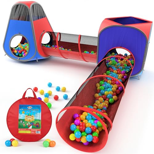 Playz 4pc Pop Up Play Tent and Tunnel...