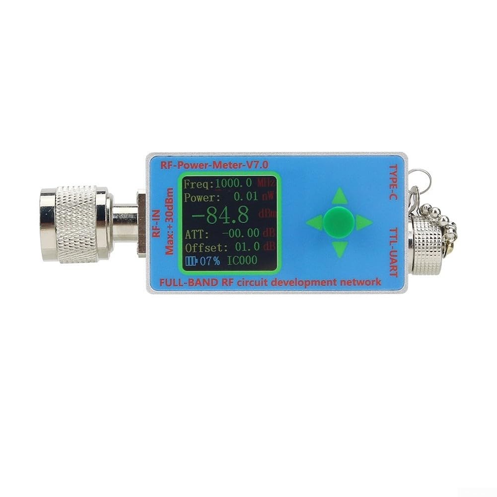 Medidor de potencia digital RF 10GHz Dispositivo de mano para análisis de radio - Medidor de fuerza de campo de alta precisión 30dBm N-Type