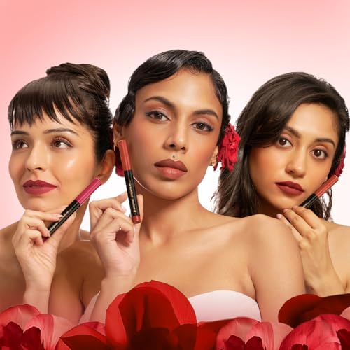 Image of Pilgrim Long Lasting Crayon Lipstick | Intense Matte Finish | Waterproof & Lightweight | Highly Pigmented & Enriched With Ceramides & Mango Seed Oil | Smooth Glide Application | (1.4g) (Pink Fantasy-11)