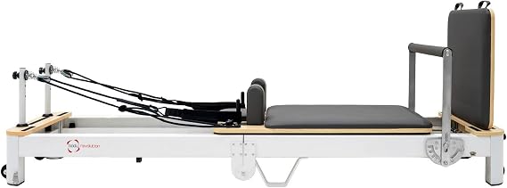 Pilates Reformer Machine Frame Multifunctional Portable Folding Bed Adjustable Resistance Home Gym Studio Equipment Compact Foldable Fitness Trampoline Jump Board Accessories Storage Bag
