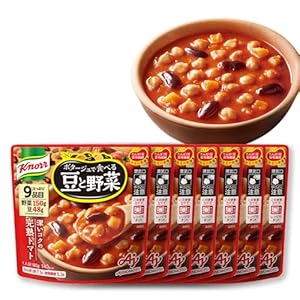 味の素 クノール ポタージュで食べる豆と野菜 深いコクの完熟トマト 180g×7個 1,081円（154.4円/食）（1,027円、146.7円/食）！プライム会員は送料無料！