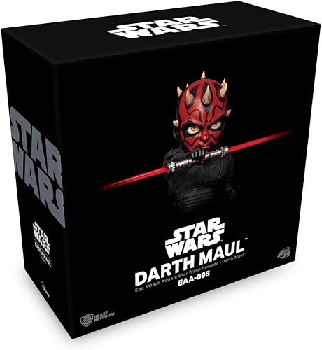 Miniatura 2 de Beast Kingdom Star Wars: The Phantom Menace: Darth Maul EAA-095 - Figura de acción de ataque de huevo, multicolor
