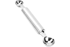 Double Ended Headed Fruit Icecream Ball Spoon Melon Baller Parisienne Scoop 30mm