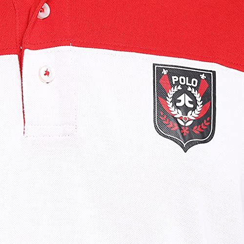 Image of OFF LIMITS Men's Mens Pcp Cns Core Polo T-Shirt (Black /White / Red Small)