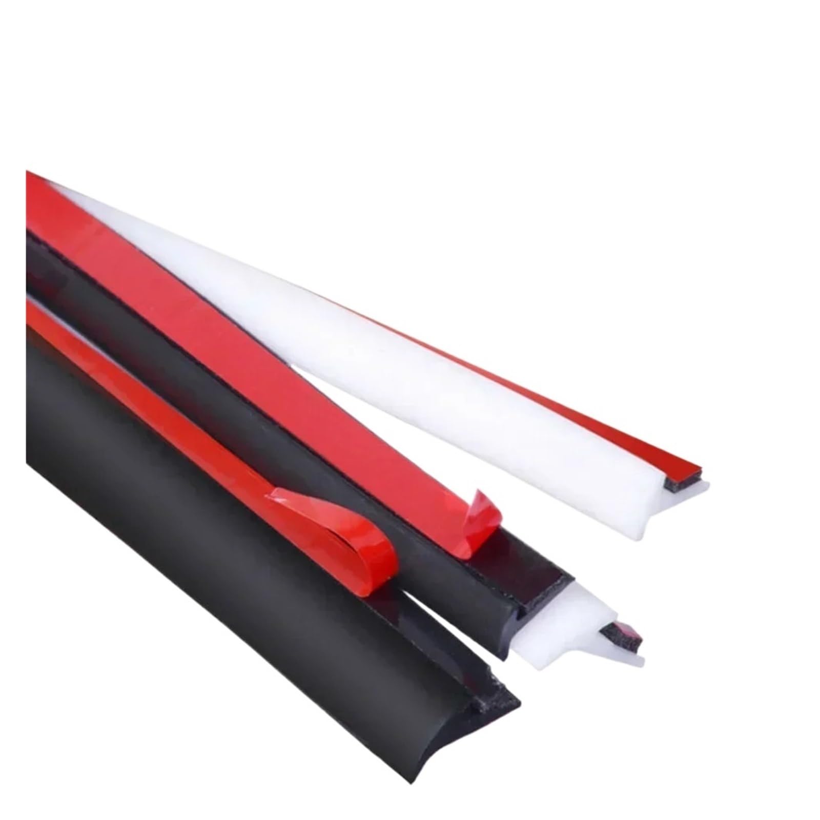 XUAWESD Car Rubber Sealing Strip 5M T-Type Rubber Sealing Sealant Strip Car Edge Windshield Trim Bumper Lip Side Skirt(5M 5x7MM)
