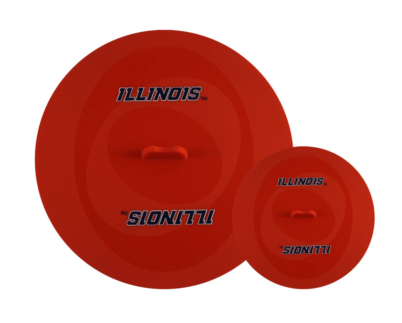 NCAA Illinois Topperz, Orange, set of 2