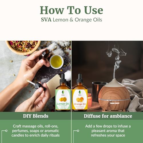 Combo Aceite Esencial de Limón y Naranja 4oz Pack miniatura 6