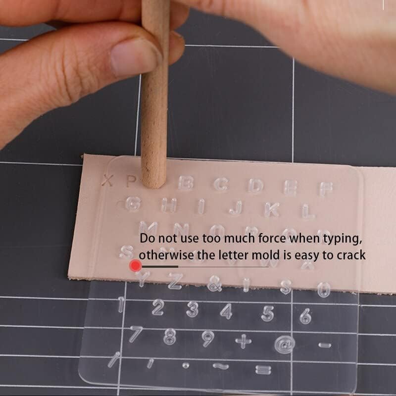 Leather Craft Printing Tools DIY Embossing Mold Alphabets Numbers Stamp Press Mould ferramentas Leather Printed herramientas