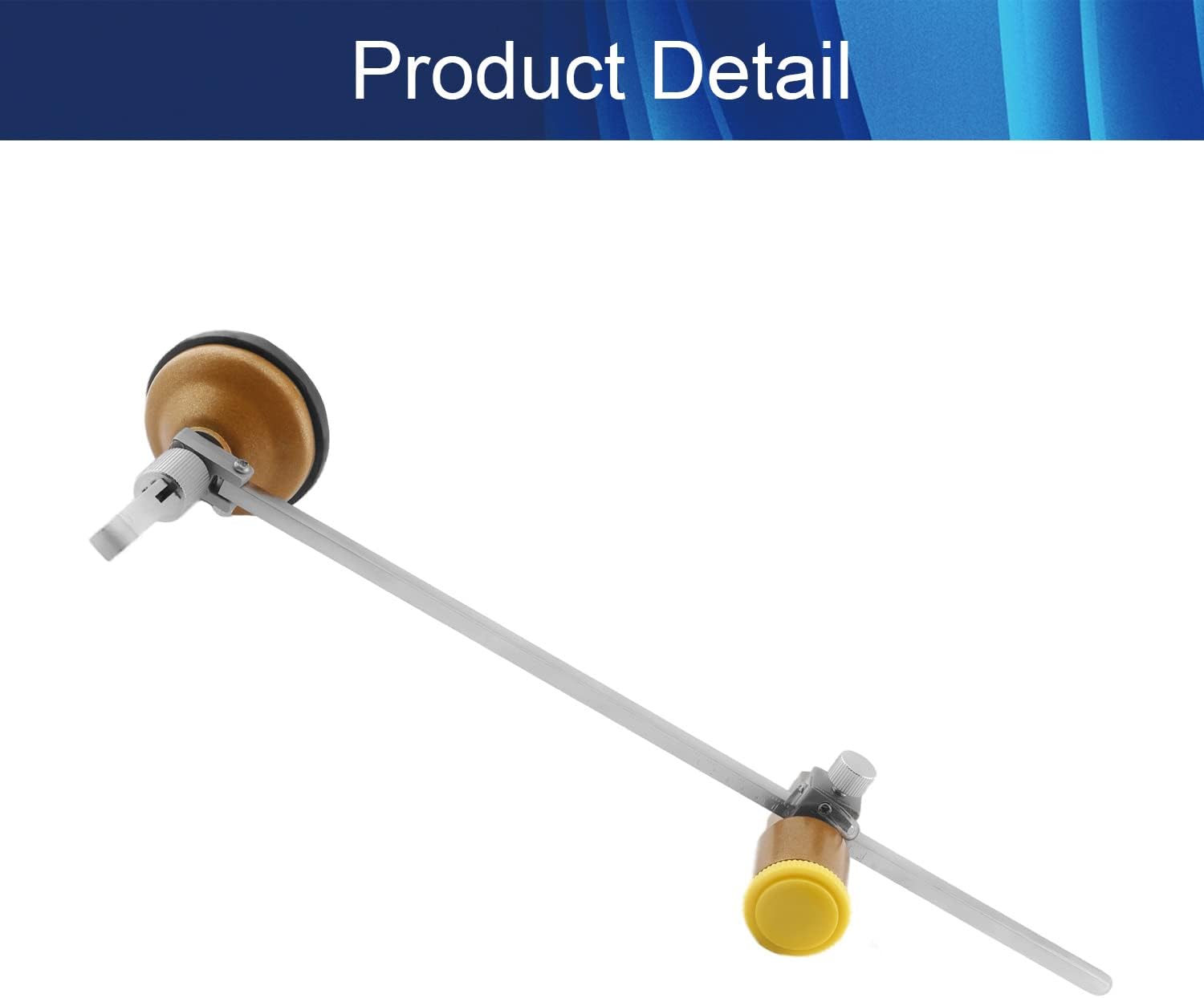 Glass Circular Cutter, 60cm Adjustable Compasses Type Circular Glass Cutter, with Suction Cup, for Glass Ceramic Tile, Black