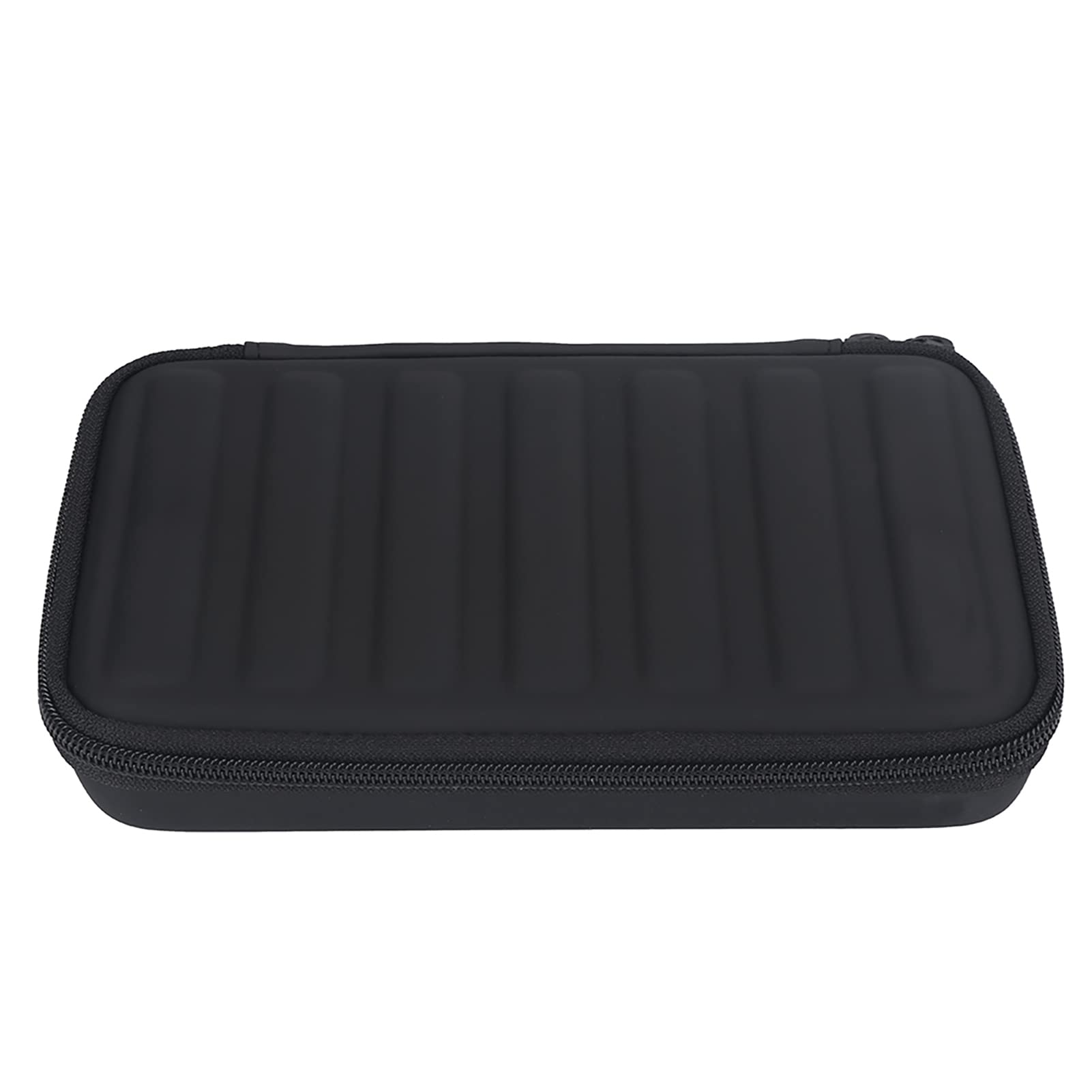 étui pour Harmonica, étui de Transport étuis de Rangement et Pochettes pour 7 Harmonicas en Cuir PU Noir Harmonica à Fermeture éclair