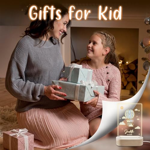 Lámpara de noche personalizada para bebés y niños miniatura 7